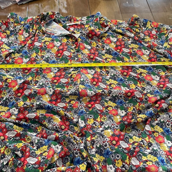 Rebecca Minkoff Tina Tie Waist Floral Midi Dress - Picture 12 of 14